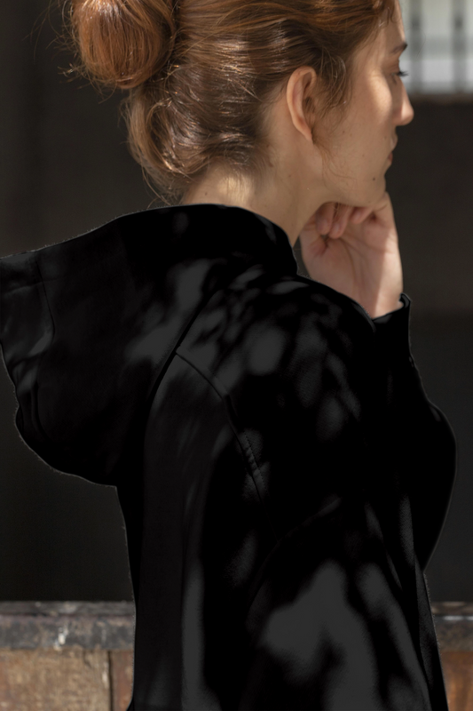 💻 “Busy Bunny” Cropped Hoodie – Kawaii Work Mode Edition