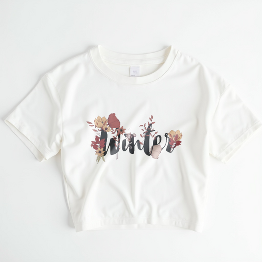 Winter Vibes Crop Top