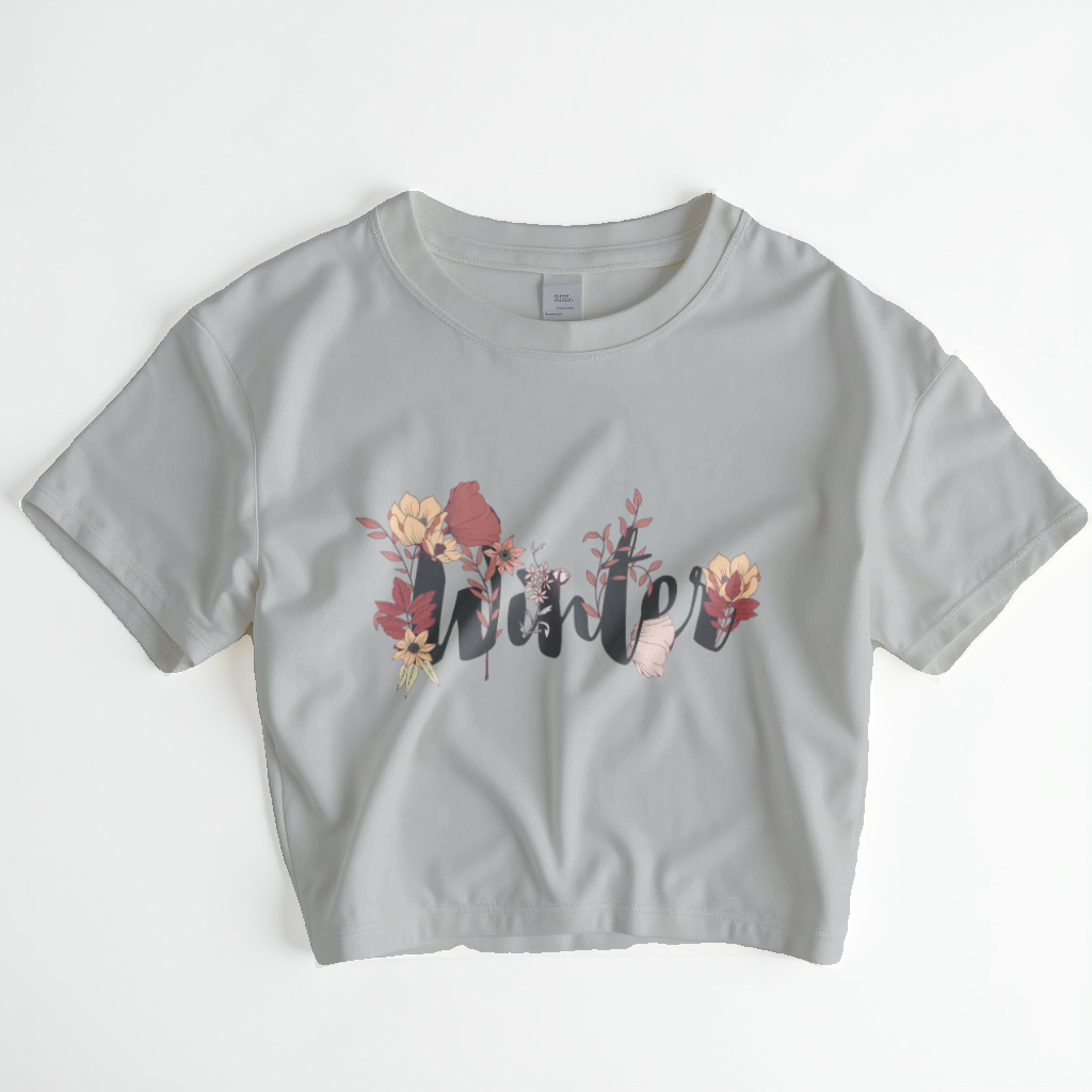 Winter Vibes Crop Top