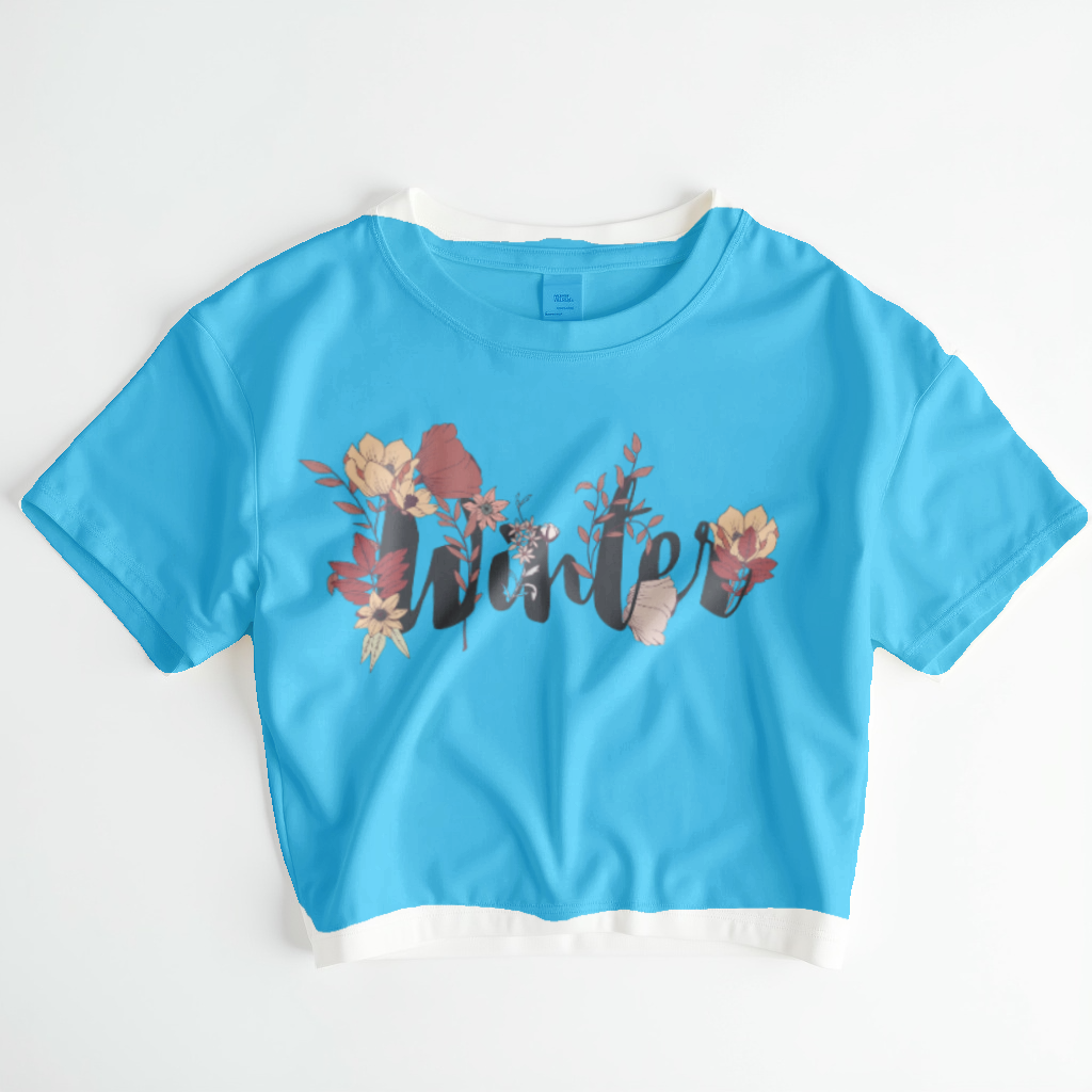 Winter Vibes Crop Top