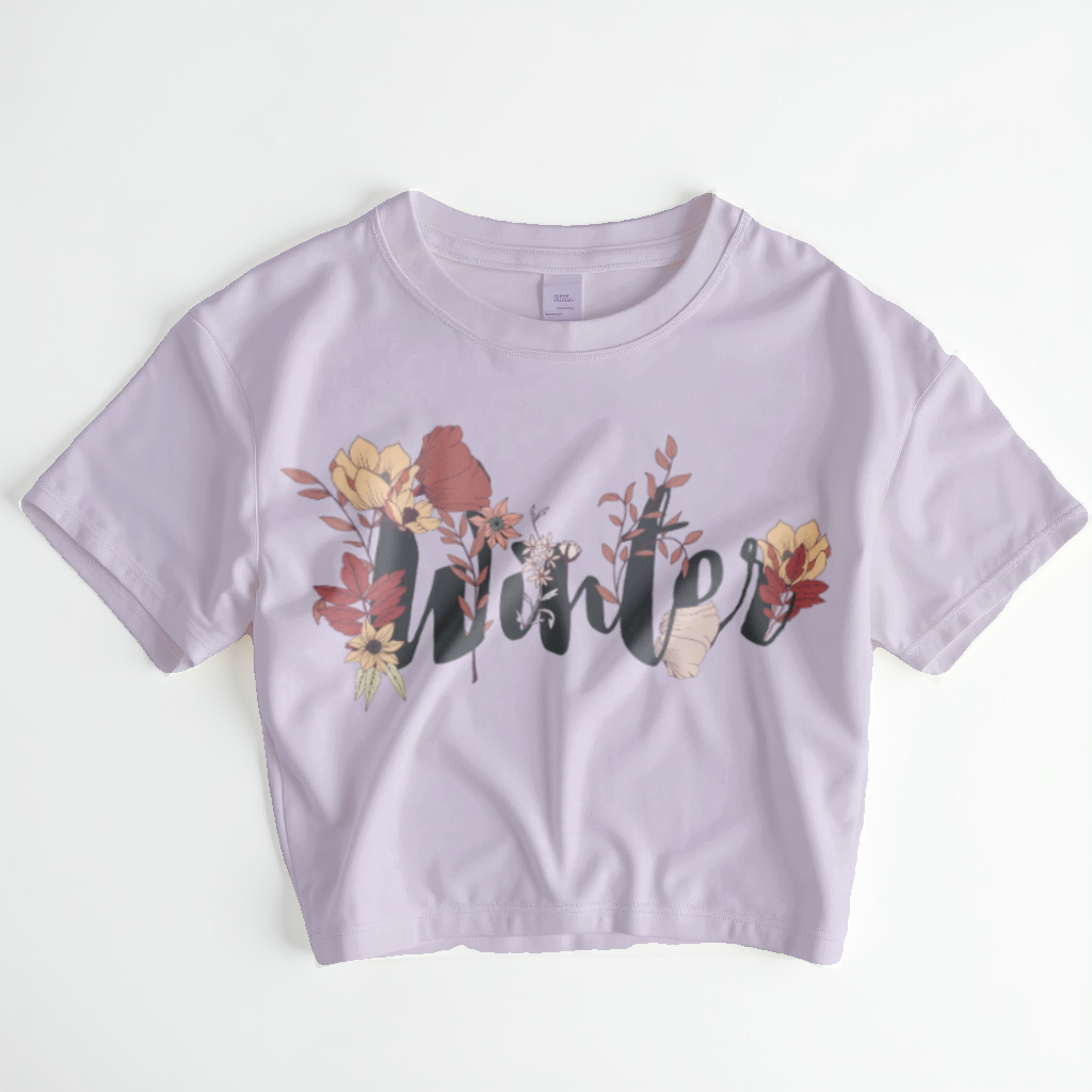 Winter Vibes Crop Top