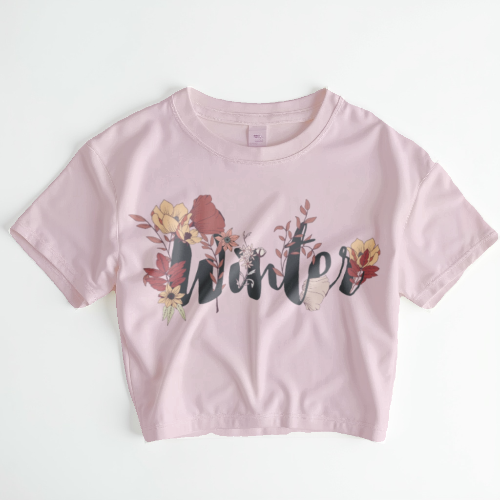 Winter Vibes Crop Top